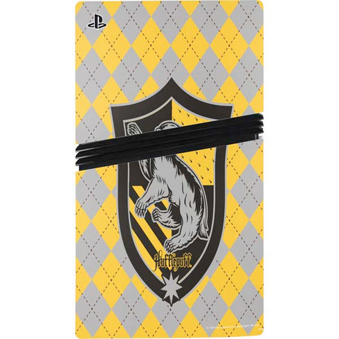 Wizarding World Harry Potter Hufflepuff Crest PS5 Pro Console Skin